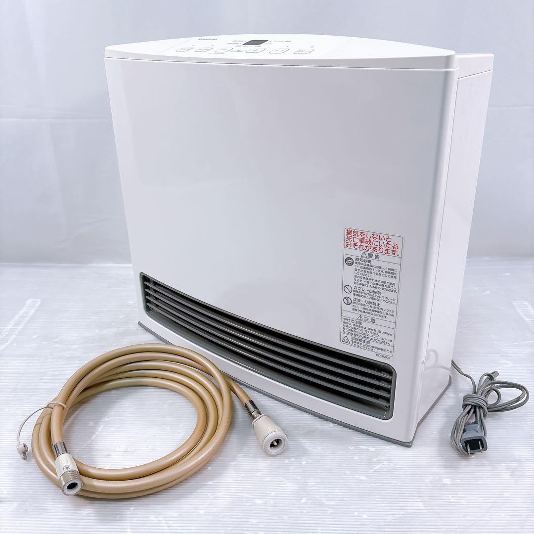 【ほぼ新品】ノーリツ GFH-4005S-W5 ガスヒーター 都市ガス用 ノーリツ ガスファンヒーター GFH-2406S (W5)スノーホワイト【都市ガス
