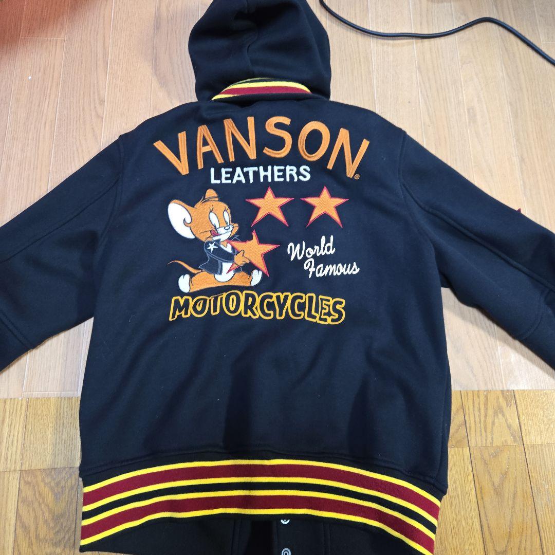 VANSON トムとジェリー スタジャン Lサイズ VANSON バンソン トムとジェリー コラボ ボンディング スタジャン