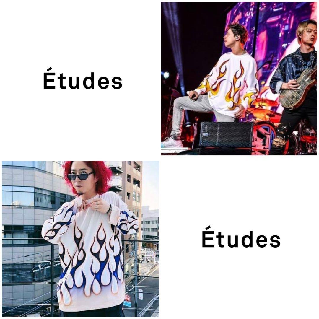 未使用 Etudes エチュード ファイヤーパターン シャツ 50 - メルカリ