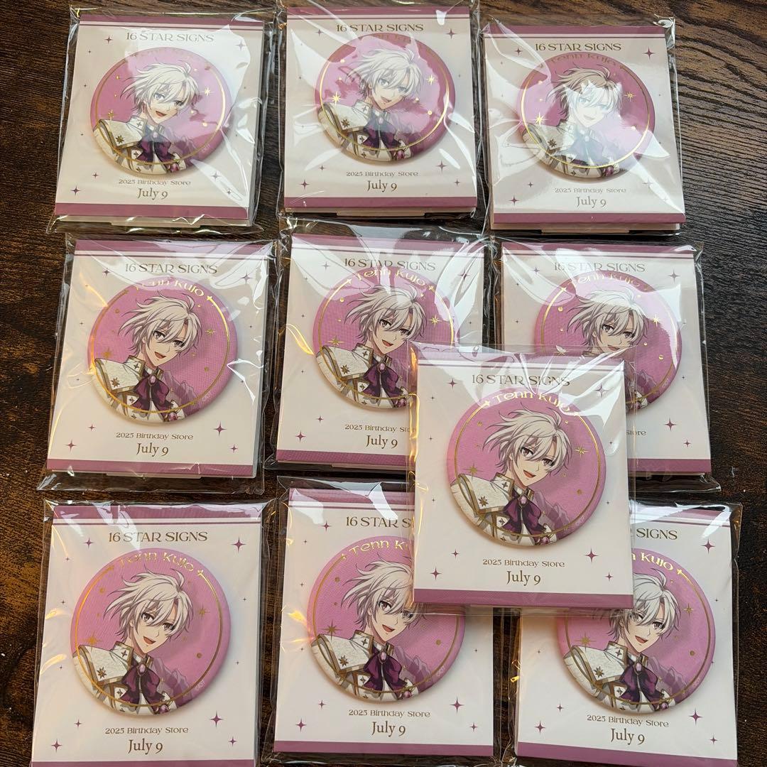 朔*様 アイドリッシュセブン アイナナ バースデー缶バッジ 九条天 12点 アイドリッシュセブン】【I九条天】アイドリッシュセブン ホログラム缶