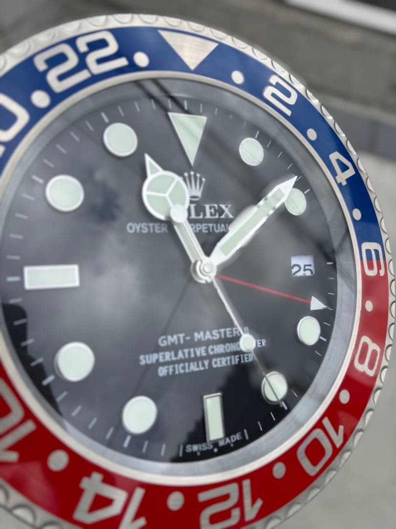 ロレックス販促品 ROLEX GMT-MASTER II 掛時計 - メルカリ