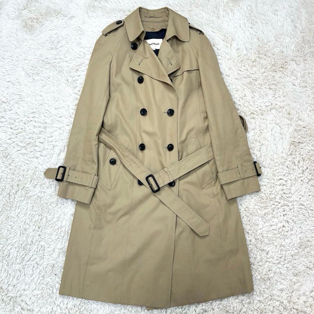 美品✨ポールスチュアート トレンチコート ロング ライナー付 ベージュ 3way SANYOCOAT×Paul Stuart】 ブリティッシュツイード ダブルトレンチ