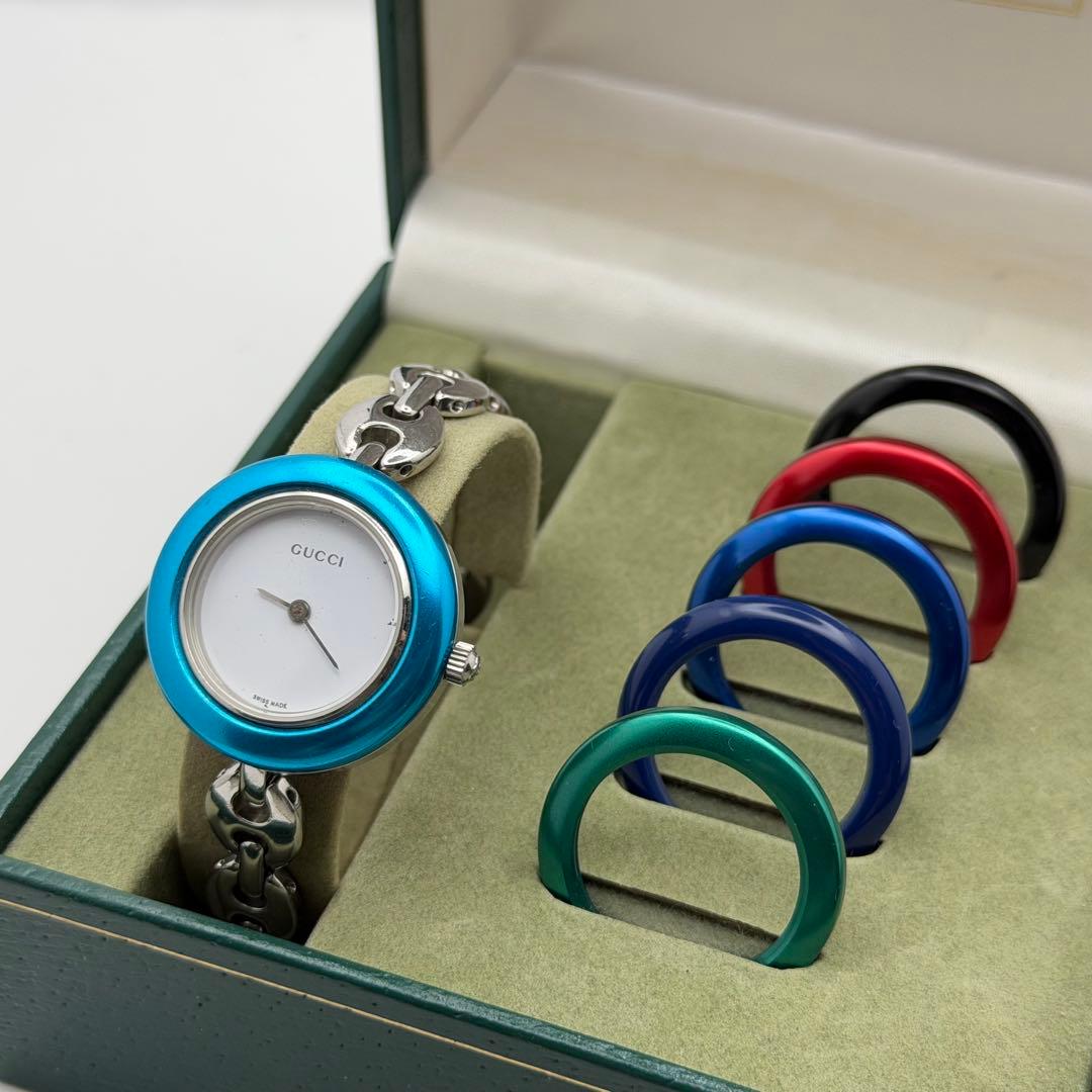 動作未確認 グッチ チェンジベゼル 11.12.2L 箱ベゼル付 5個付 - メルカリ