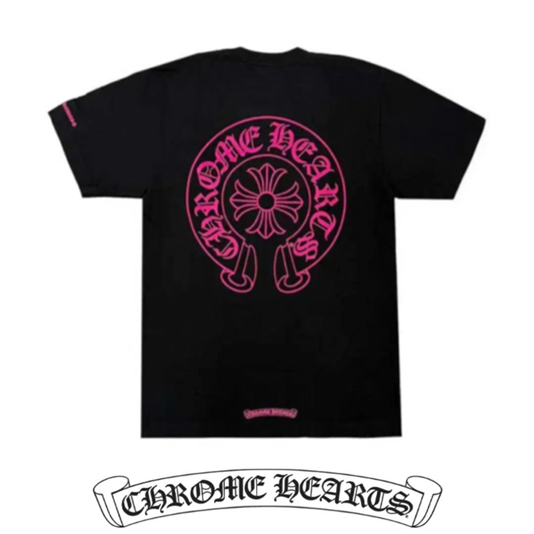 【新品】CHROME HEARTS ブラック/ピンク Tシャツ ホースシューXL 新品 クロムハーツ ホースシュー tシャツ XL ピンク｜Yahoo!フリマ（旧