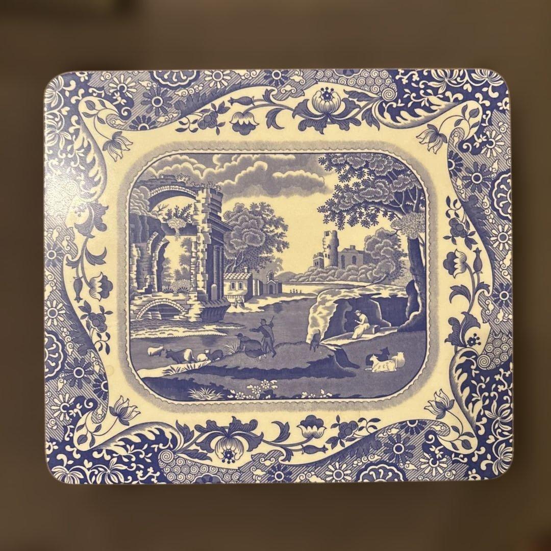 希少❗️英国Spode 社 ブルー・ルーム・コレクション ティープレート ビンテージプレート SPODE BLUE ROOM COLLECTION ブルールーム