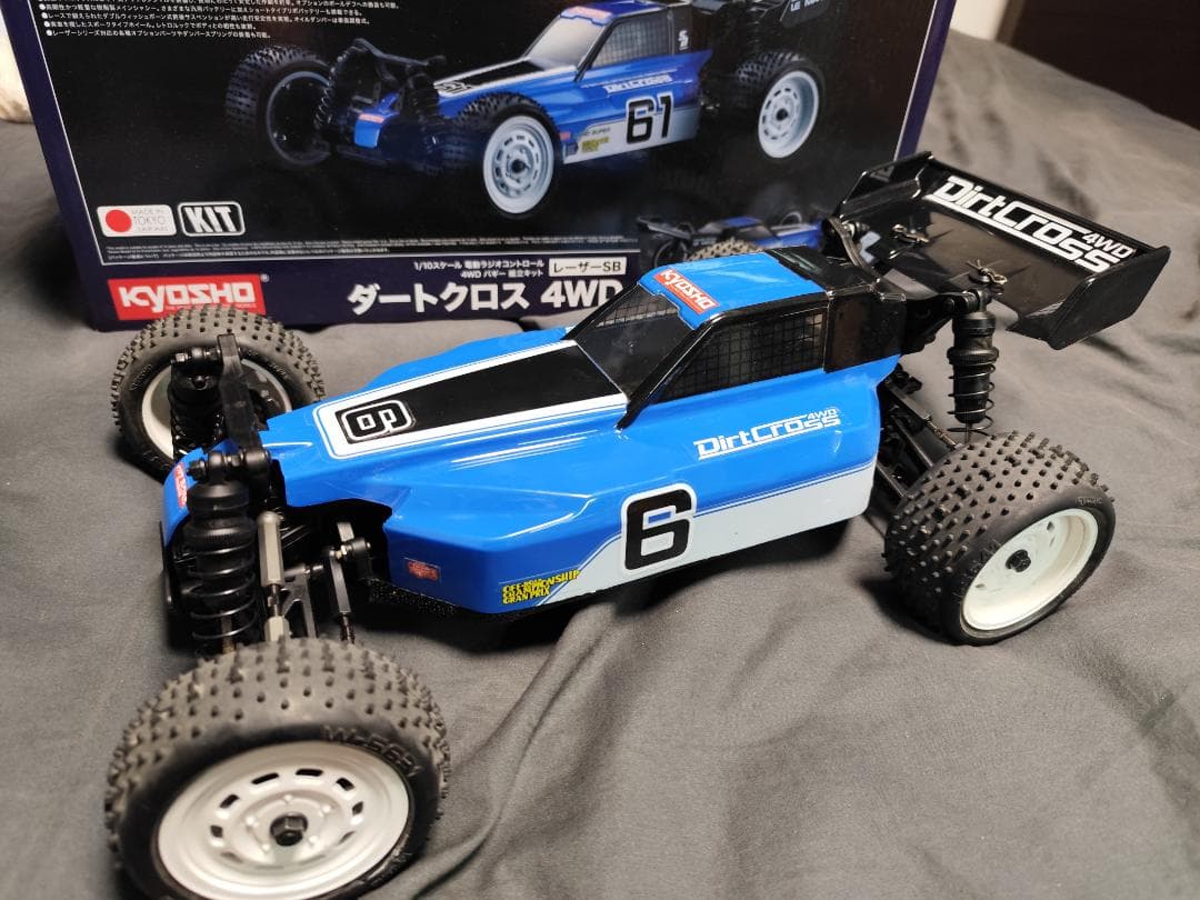 (美品) 京商 レーザーSB ダートクロス4WD 組立済み KYOSHO 京商】1/10 EP 4WD バギー 組立てキット レーザーSB ダート