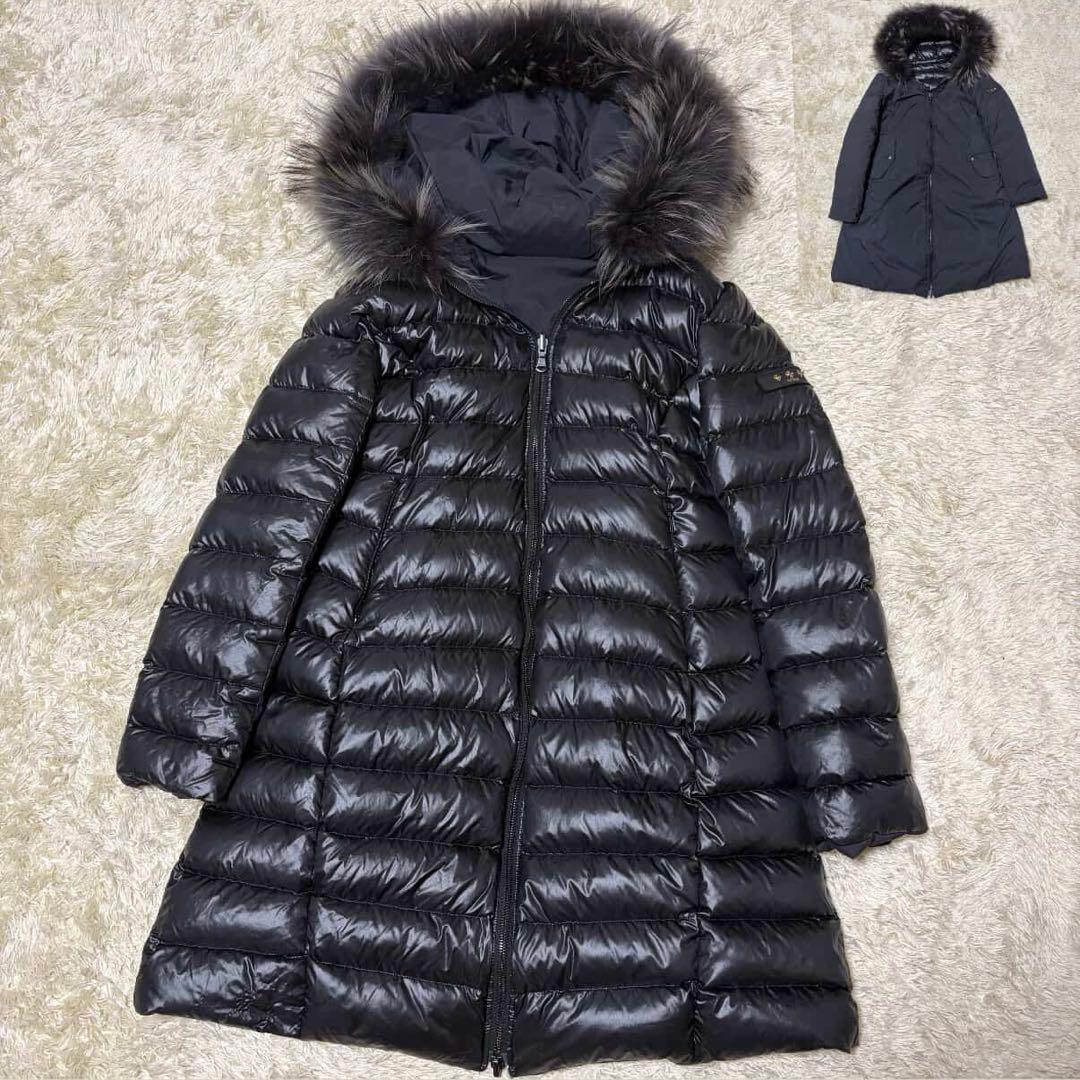 TATRAS タトラス イセラ リバーシブル ダウンコート ブラック 01