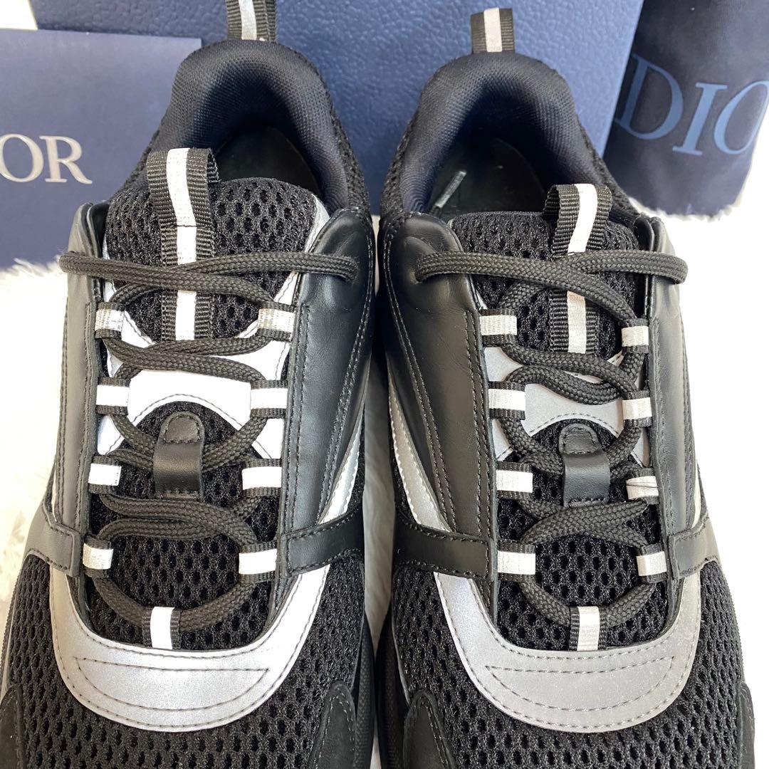 美品☆ DIOR B22 ディオール 43 スニーカー 28センチ ブラック - メルカリ