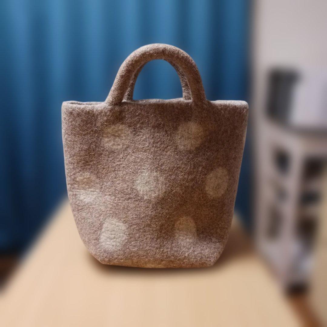 小門富美子 fumiko kokado ウールフェルト トートバッグ バッグ ◯開催中◯ フェルト Bag 展 小門 富美子 2023年10月19日(木)〜10月24