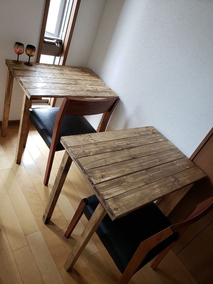 みーこさん　固定足アンティークテーブル　ウォールナット DT180 ベルデⅢ OAK ｜家具・インテリア通販の関家具【公式】