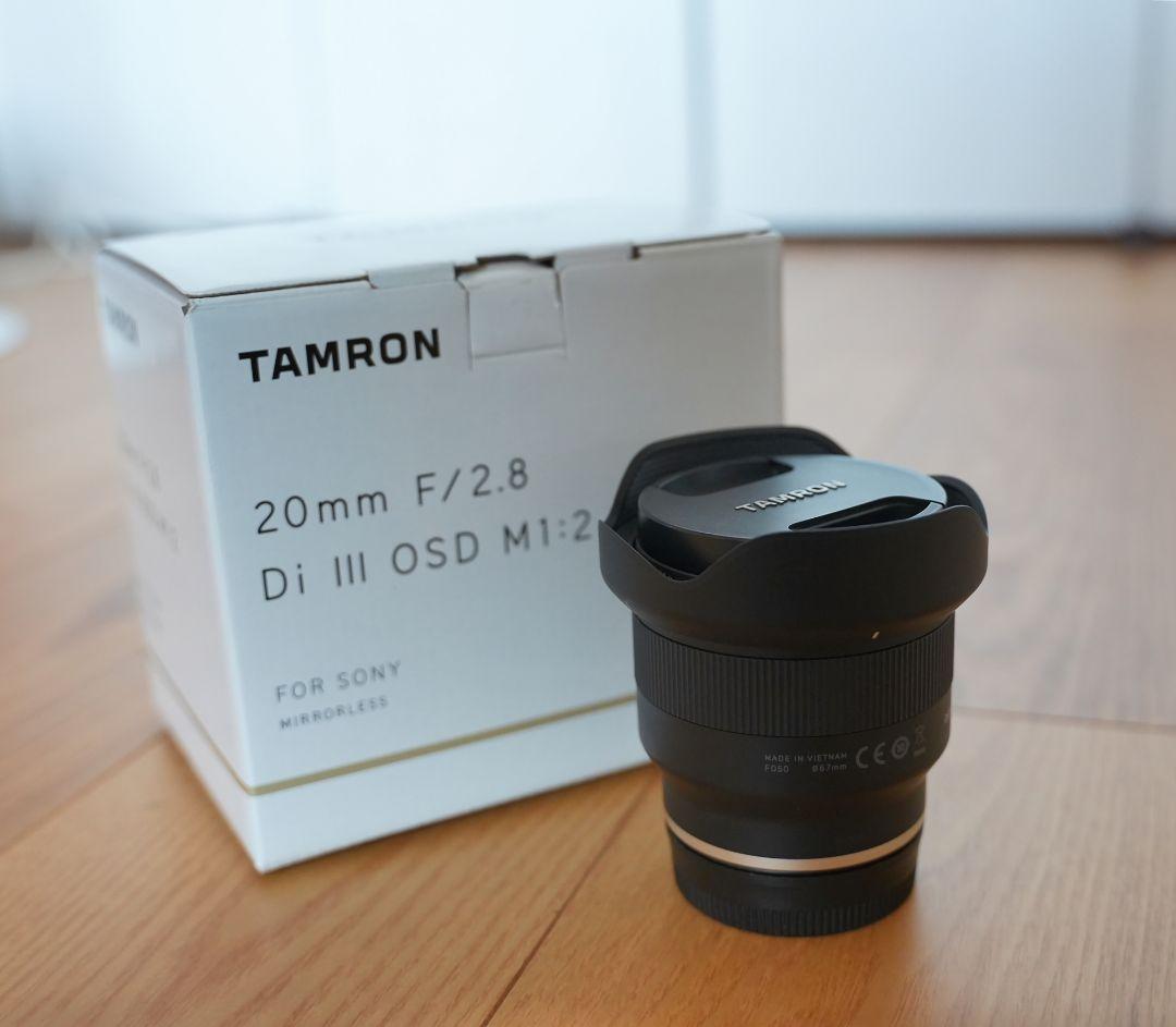 タムロン　広角　単焦点レンズ　20mm F2.8 Di III OSD M1:2 20mm F/2.8 Di III OSD M1:2 (F050) | タムロン | TAMRON