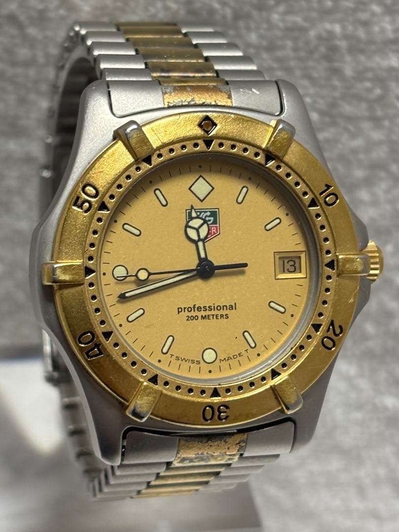 【美品】タグホイヤー クォーツ【964.006F】デイト【稼働品】メンズモデル