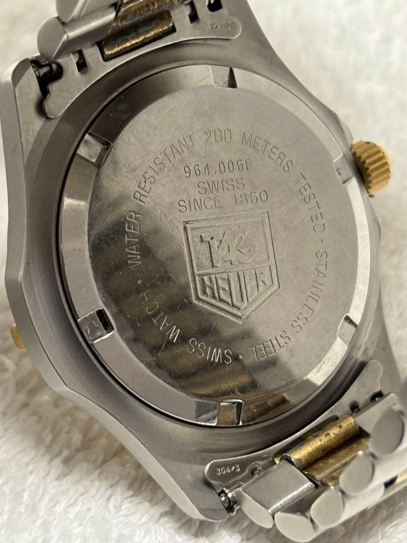 【美品】タグホイヤー クォーツ【964.006F】デイト【稼働品】メンズモデル