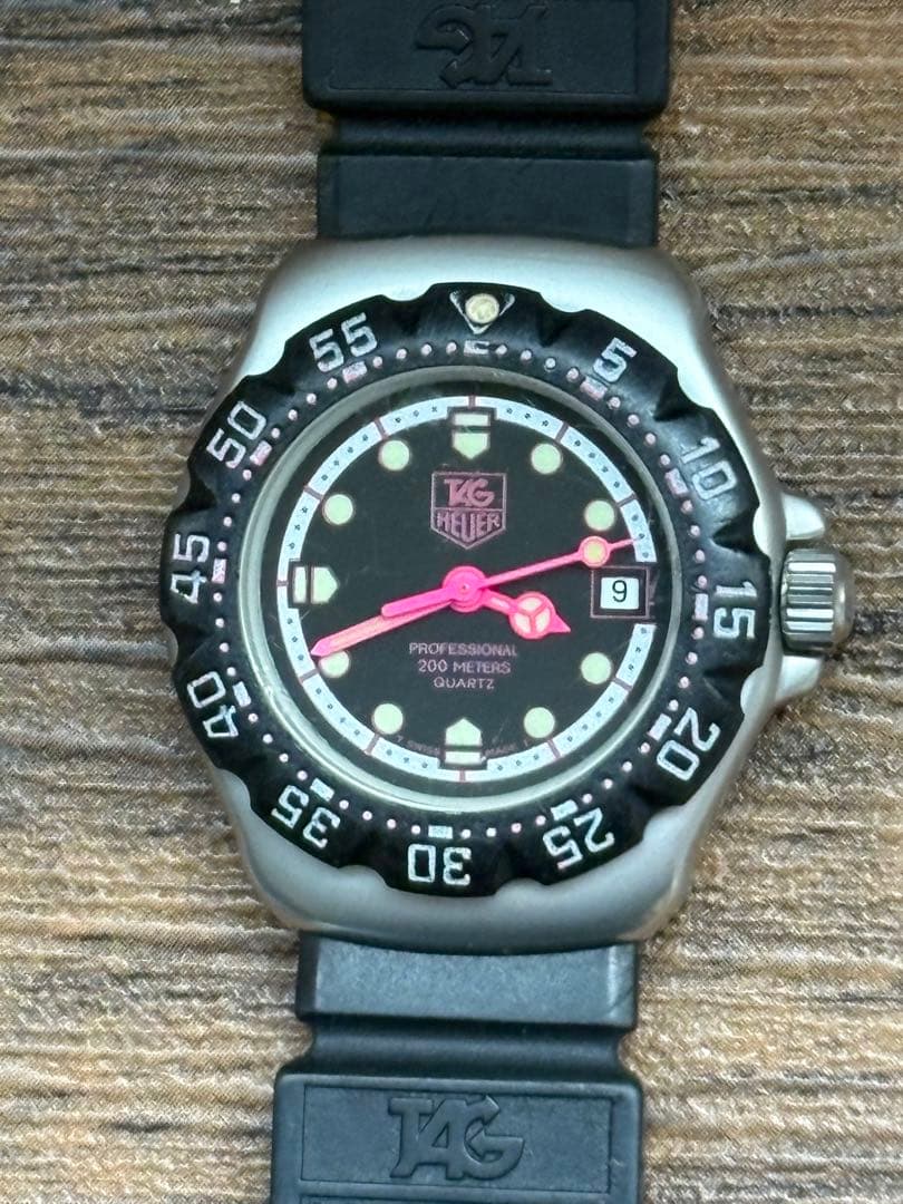 ジャンク TAG HEUER 377.508 タグホイヤー ピンク - メルカリ