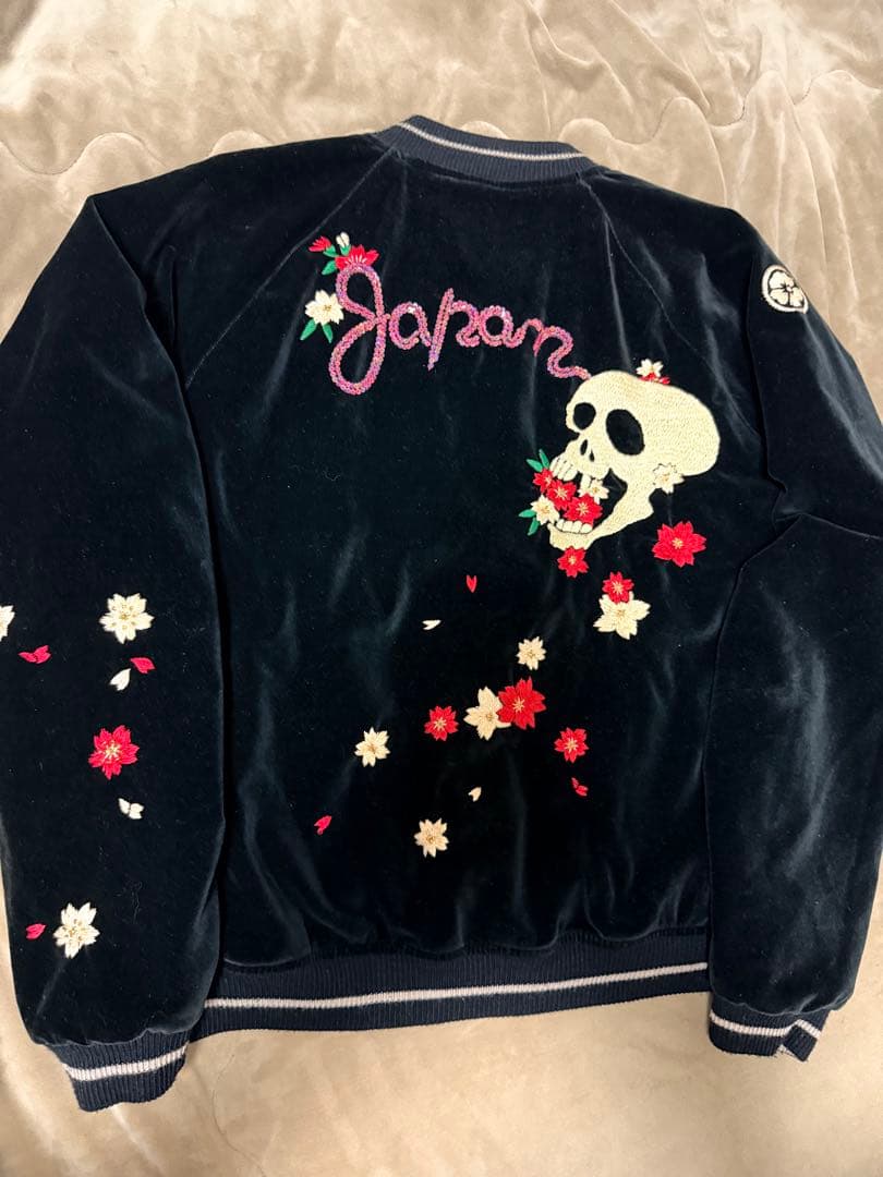 ２面用 別珍 Cropped Heads スカル 日本 スカジャン unisex CROPPED HEADS(クロップドヘッズ)別珍 スーベニア スカジャン - メルカリ