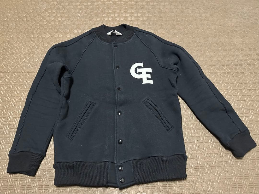 14ss GOODENOUGH グッドイナフ スウェットスタジャン 黒 M - メルカリ