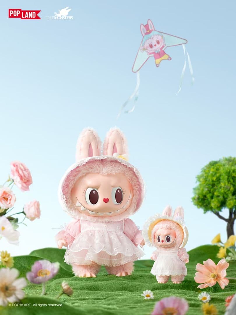 POPMART MOKOKO FALL INTO SPRING ぬいぐるみ POP MART Pop Land Labubu MOKOKO Fall Into Spring Vinyl Plush Doll