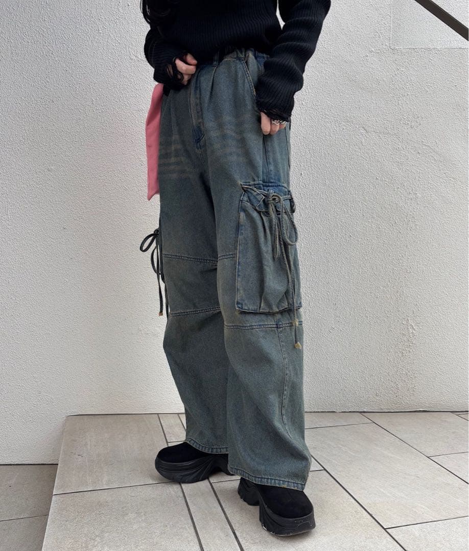 本日限定価格♡Kastane カーゴデニムパンツ Kastane（カスタネ） ジーンズ デニム デニムパンツ 「新色追加/3
