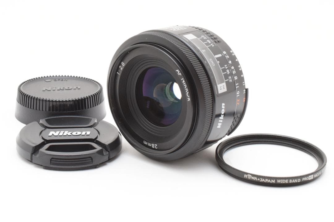 【美品】NIKON ニコン AF NIKKOR 28mm F2.8 Amazon.com : Nikon 1922 AF FX NIKKOR 28mm f/2.8D Lens with for