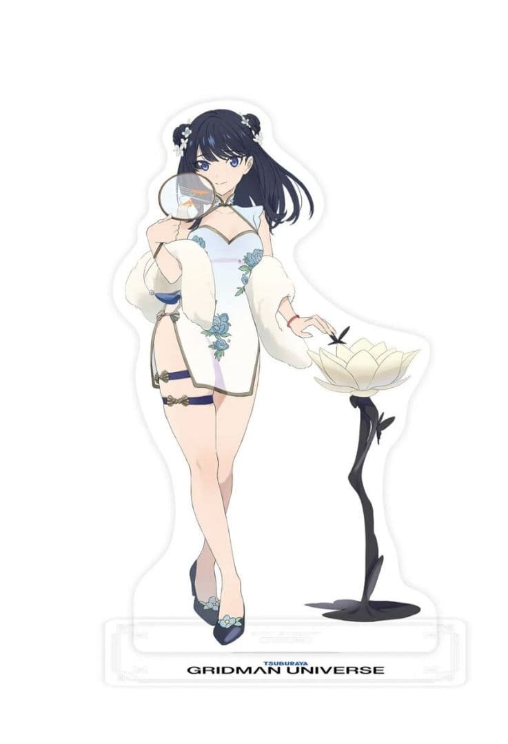 ホビーサーチ特典アクリルスタンド　宝多六花　南夢芽 グリッドマン ユニバース』宝多六花と南夢芽がセクシーなチャイナ