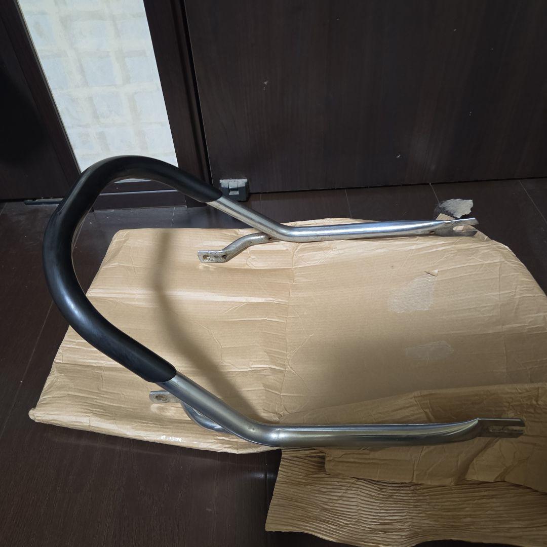 ゆ*様 gs400 タンデムバー　極太黒ゴム巻き Amazon | PRETTY RACING製 GS400 メッキ極太ゴム巻きタンデムバー