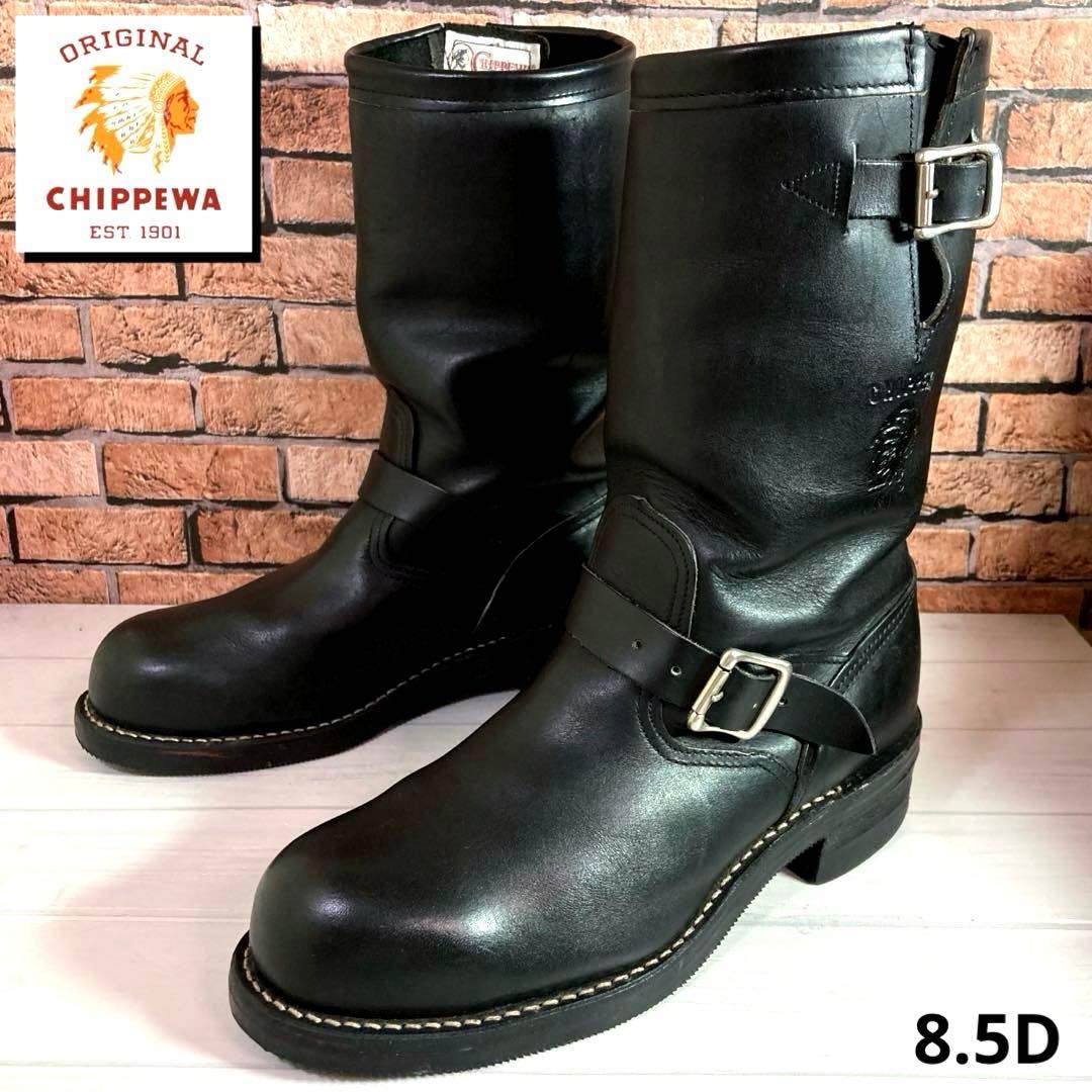 美品□チペワ□エンジニアブーツ✨27863 白タグ サイド刻印 - メルカリ