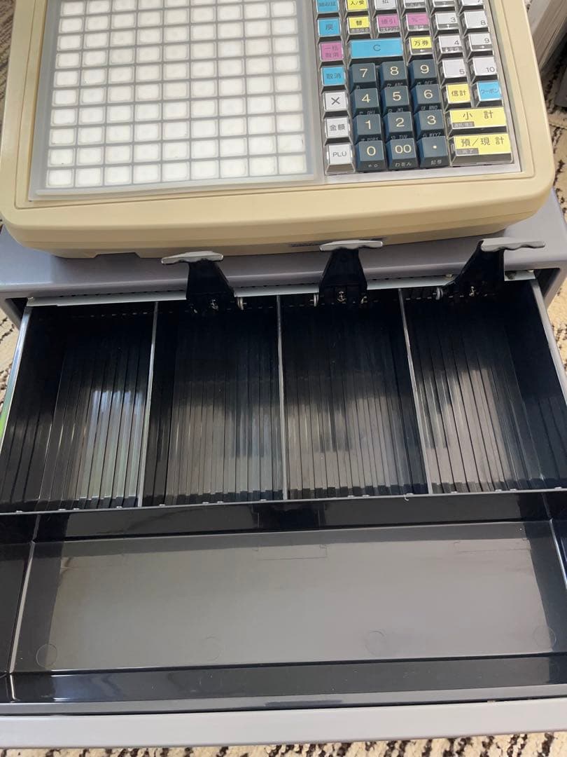 【動作OＫ】TEC 電子レジスター F S-1550 東芝テック -359-