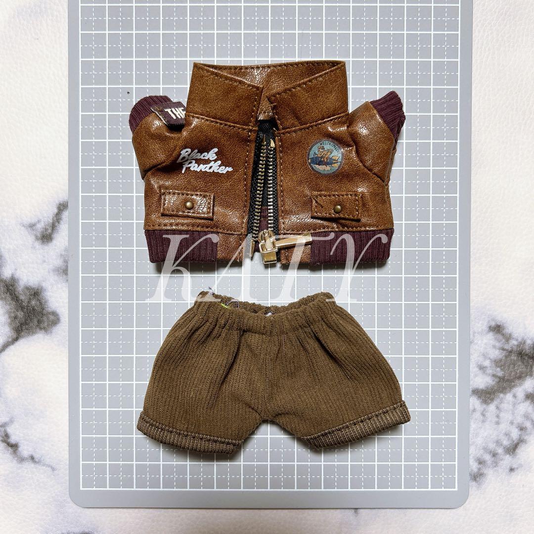 ぬいぐるみ服 着せ替え 革ジャン - メルカリ