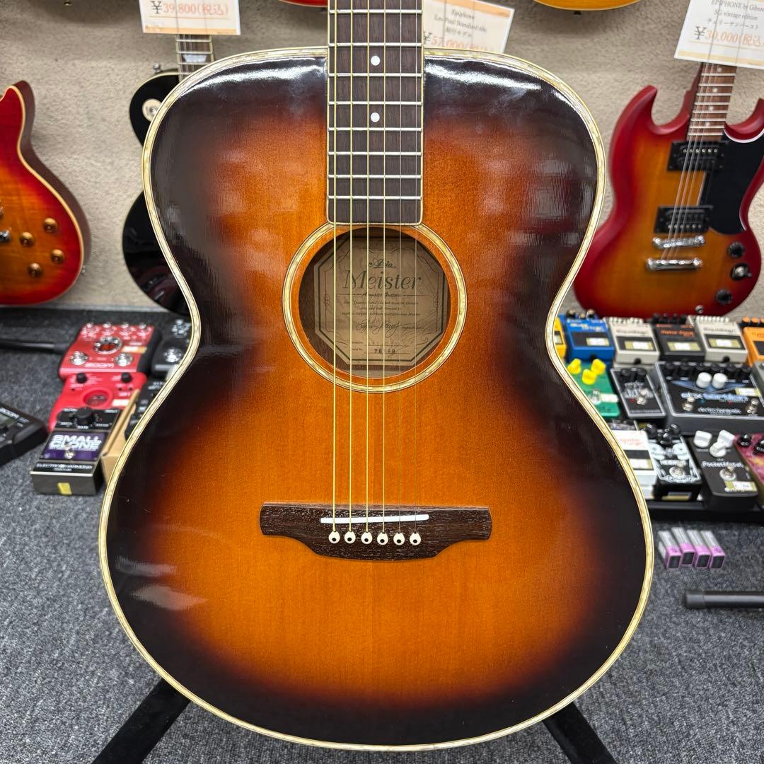 【10939】ARIA Meister AMS-01BS アコースティックギター ARIA アリア マイスターAMS-01 Nアコースティックギター サンバースト