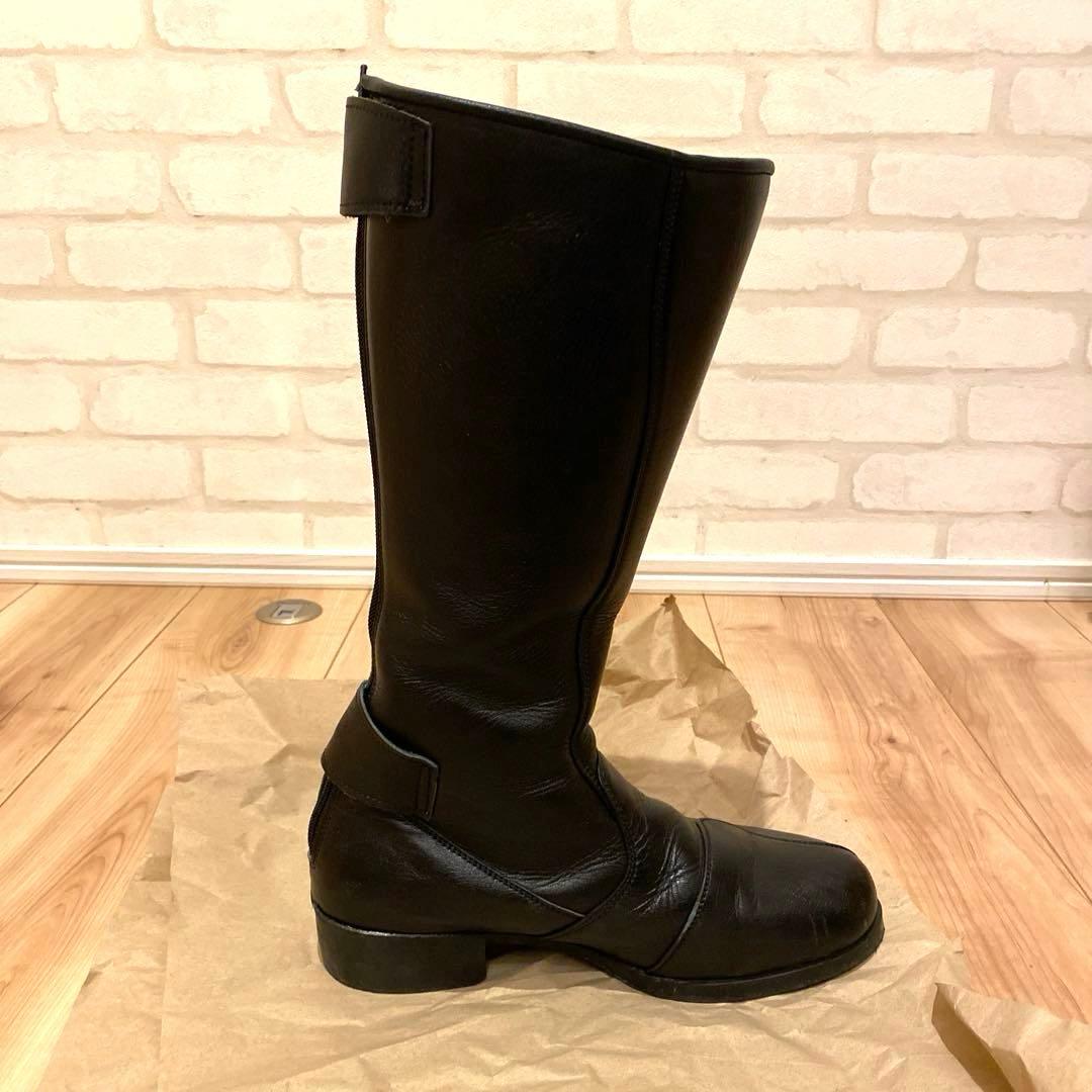 東横　特攻ブーツ　黒　本革　25.5cm トーヨコ　チョーカー