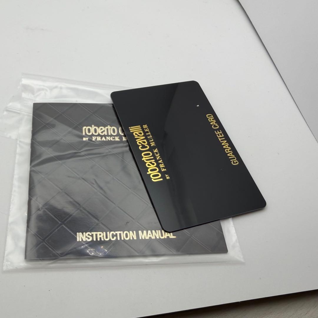 極美品】ロベルトカヴァリ 1L072 シェル レディース クォーツ 箱説保