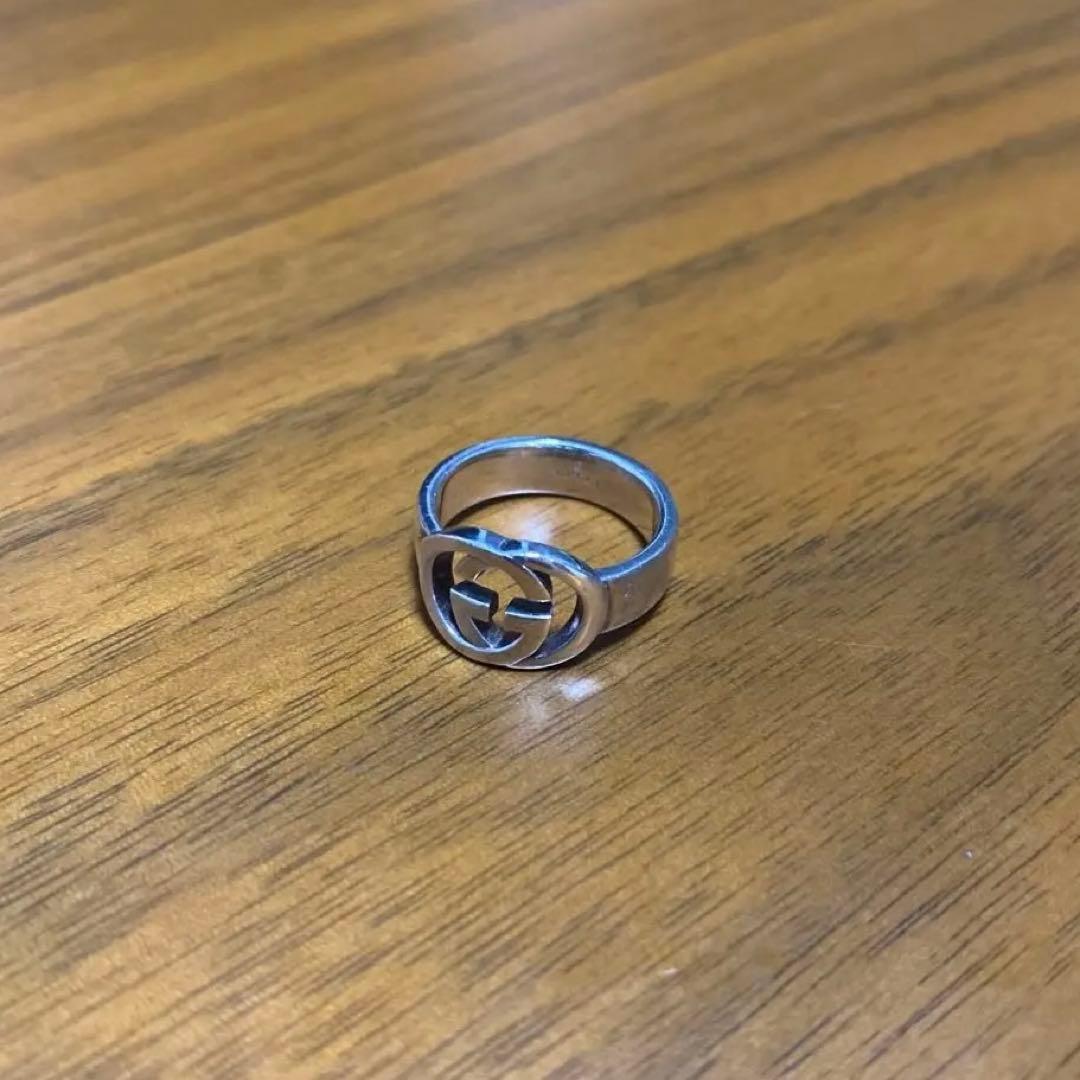 GUCCI リング　11号 GUCCI（グッチ） 11号 リング・指輪 オープン スクエア シルバー925