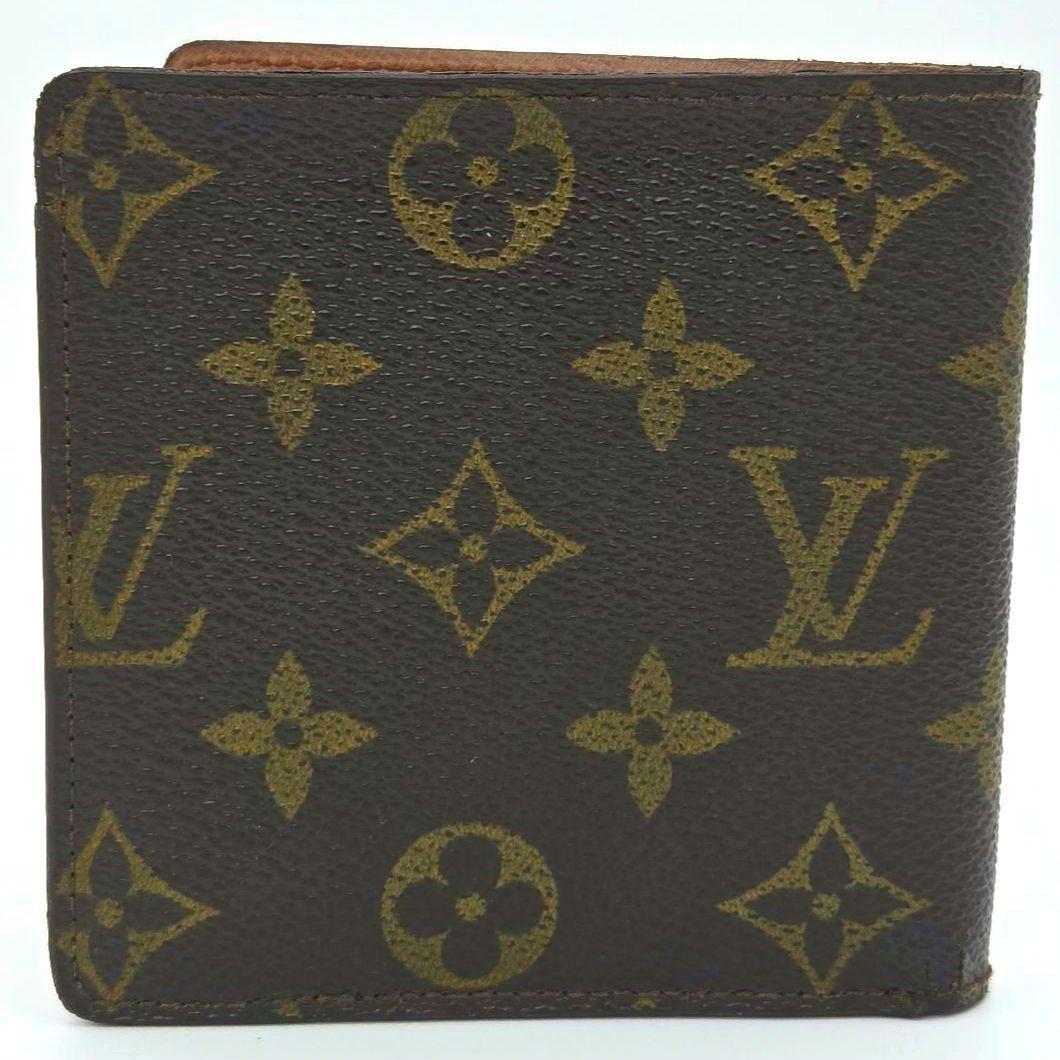 ルイヴィトン 二つ折り財布 モノグラム ポルトフォイユ マルコ M61675