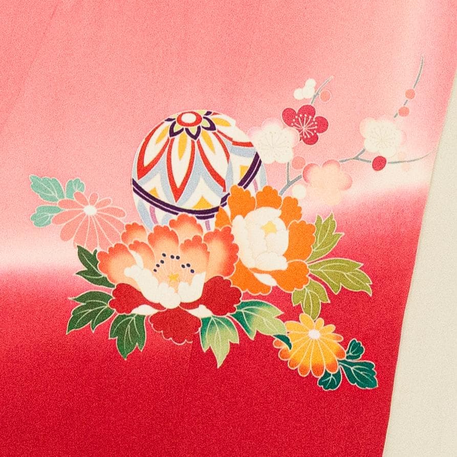 take様専用新品最高級正絹産着京友禅手描き美術祝い四季花毬鼓古典上品