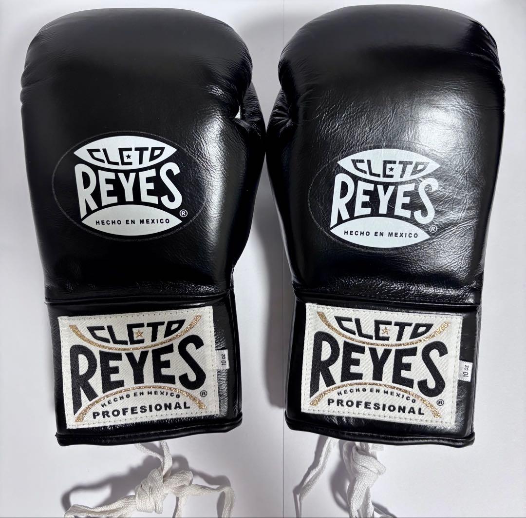REYES レイジェス ボクシンググローブ セーフテック 10oz 紐式 黒 レイジェス(reyes) 耐久性の高い公式用グローブ【セーフテック 紐式