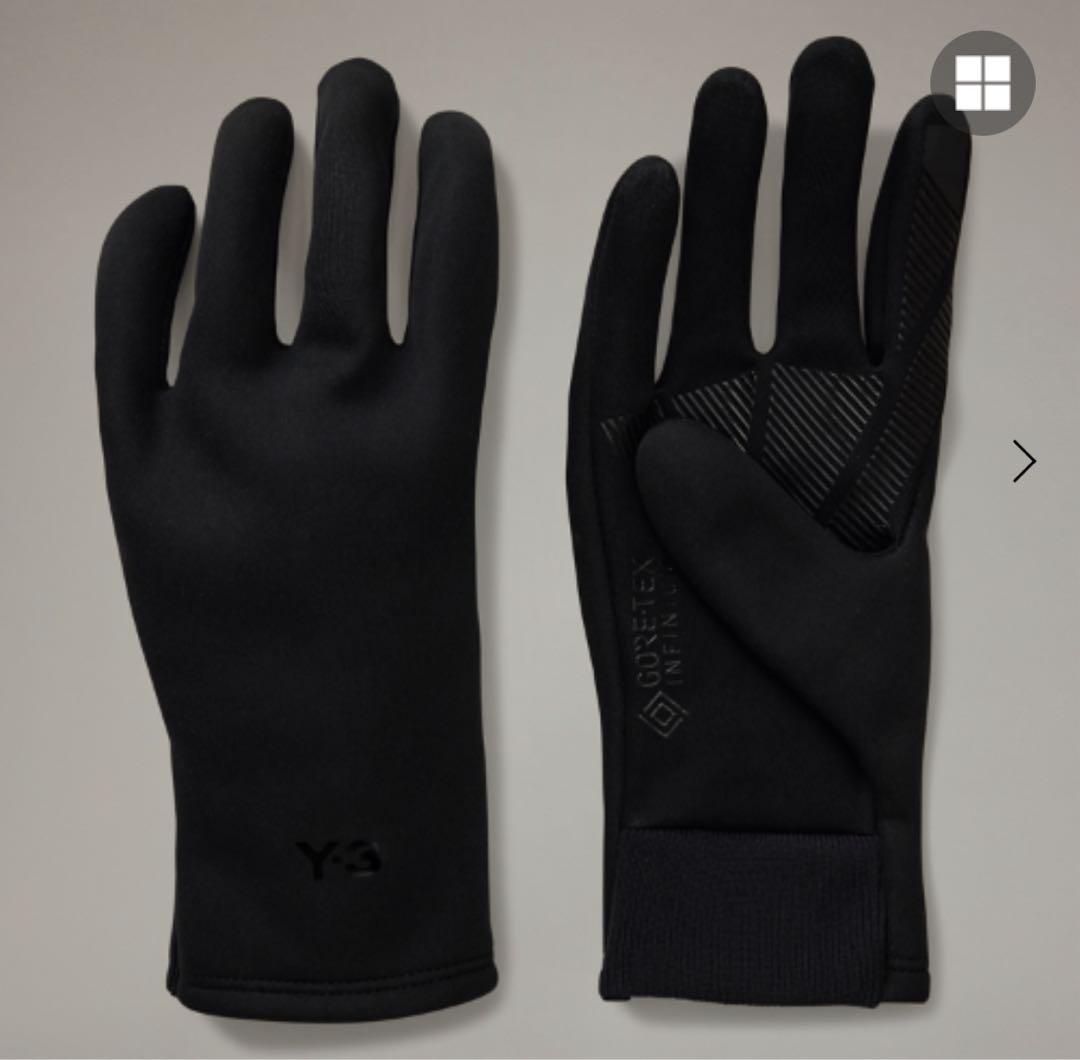 Y-3 GORE-TEX ブラック手袋 Y-3 GTX GLOVES Y-3 - 【Last1 M】Y-3 GORE-TEX GLOVES | River