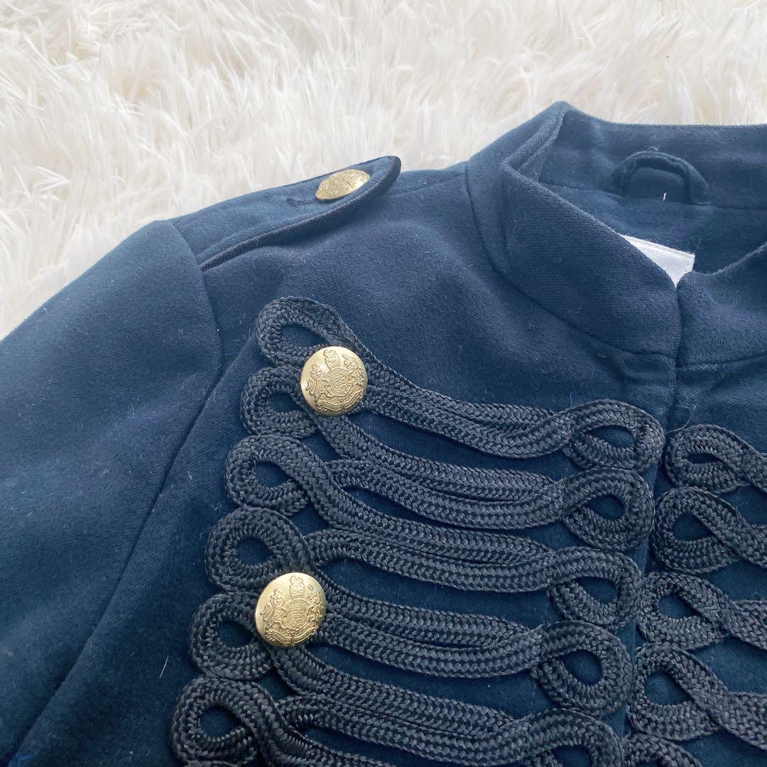 GAP ギャップ ナポレオンジャケット ショート丈 金ボタン エポレット