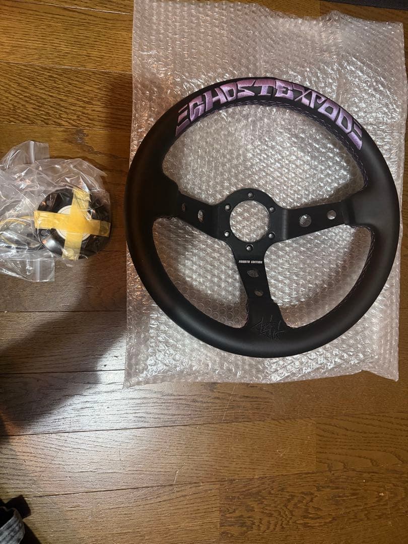 ghost expod ステアリング　パープル 新品 GHOST EXPOD GEステアリング 3rd.モデル【Purple】 - メルカリ