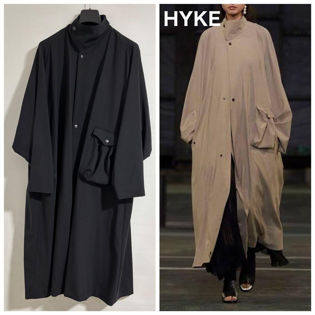 HYKE ハイク stretch tropical ミリタリーコート - メルカリ