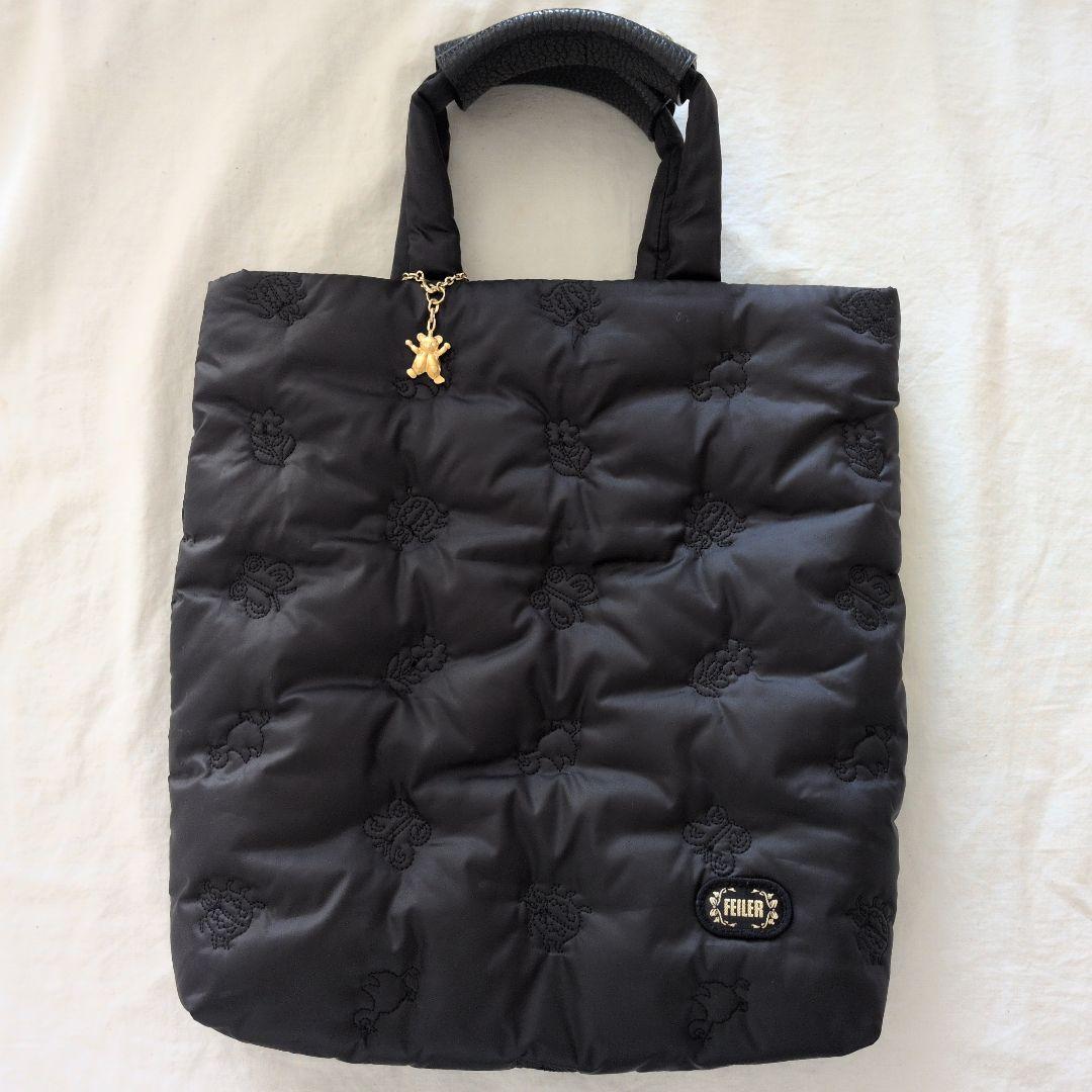 フェイラー　ハイジ　バッグ　キルティング フェイラー キルティング バッグ ハイジ トートバッグ ブラック 黒