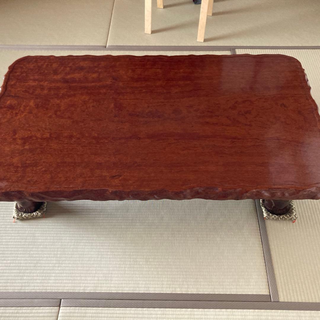 座卓 天然木一枚板 - メルカリ