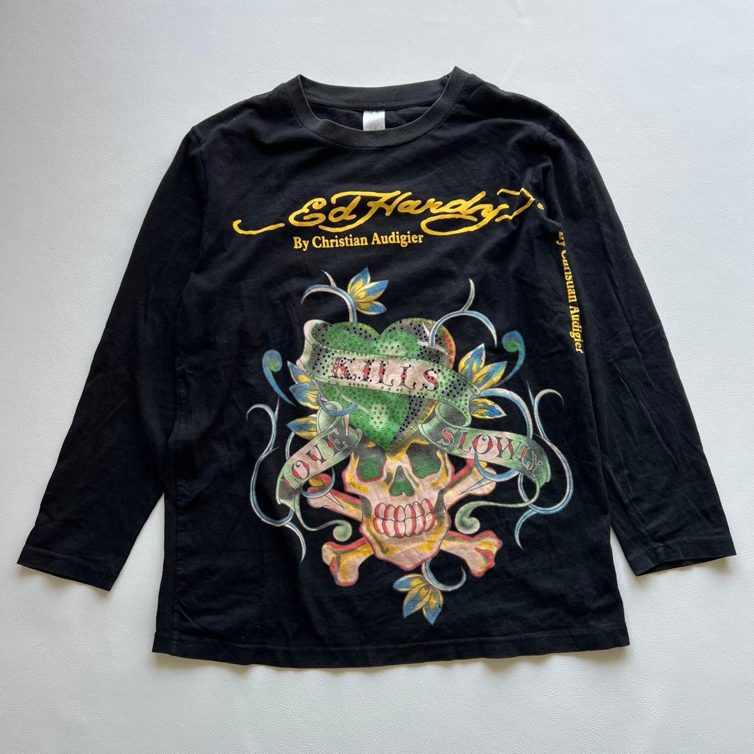 希少】エドハーディー00s archive スカル ラインストーン y2k - メルカリ