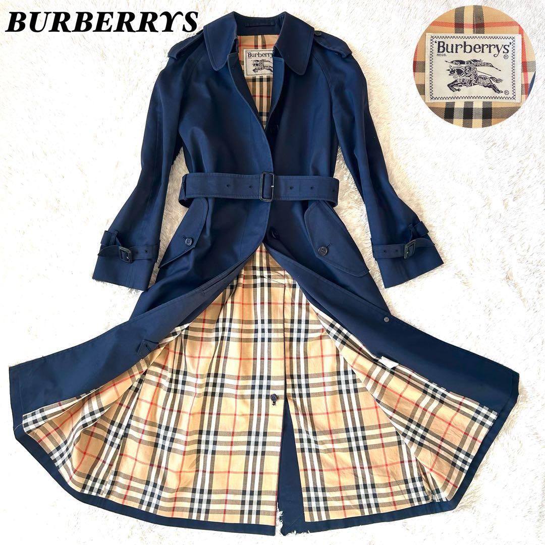 希少カラー✨BURBERRYSシングルトレンチコート マキシ丈 ベルト　白タグ 希少カラー✨BURBERRYSシングルトレンチコート マキシ丈 ベルト 白タグ