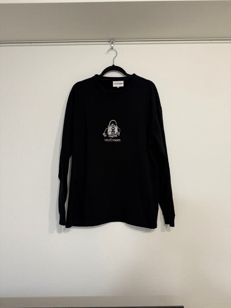 vaultroom モノクロボルト君　ロングTシャツ 中古・古着通販】VAULTROOM (ボルトルーム) ロングスリーブTシャツ