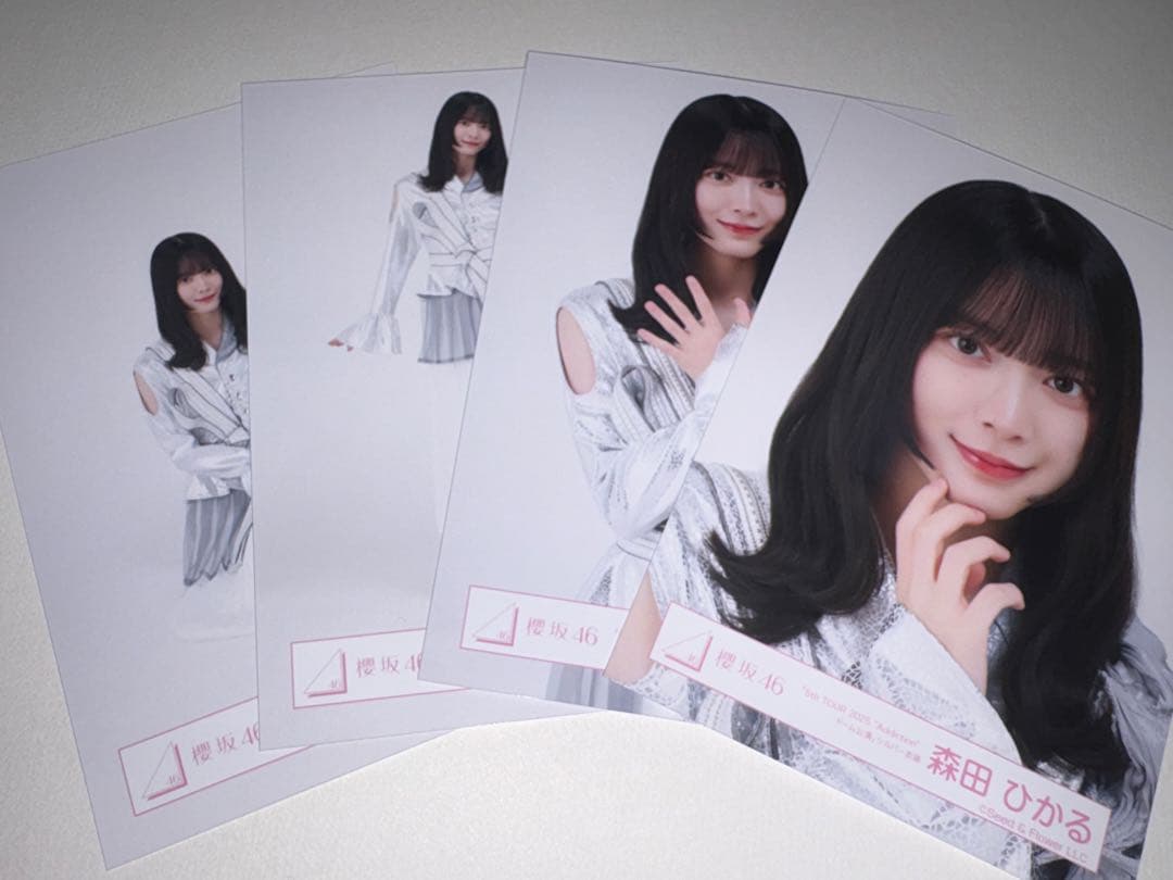 森田ひかる 櫻坂46 Addiction シルバー衣装 生写真 4種コンプ - メルカリ