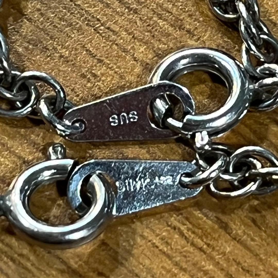 Silvk+32 チェーン ネックレス ブレスレット K18 刻印入 Silvk+32