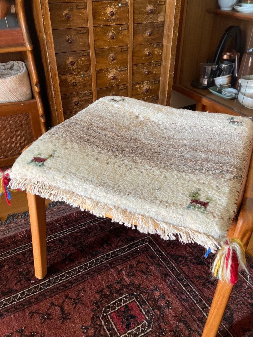 【さま】ギャッベ2枚 グラムスタイル ギャベ ギャッベ ラグ 絨毯 2畳 手織り ギャベ絨毯