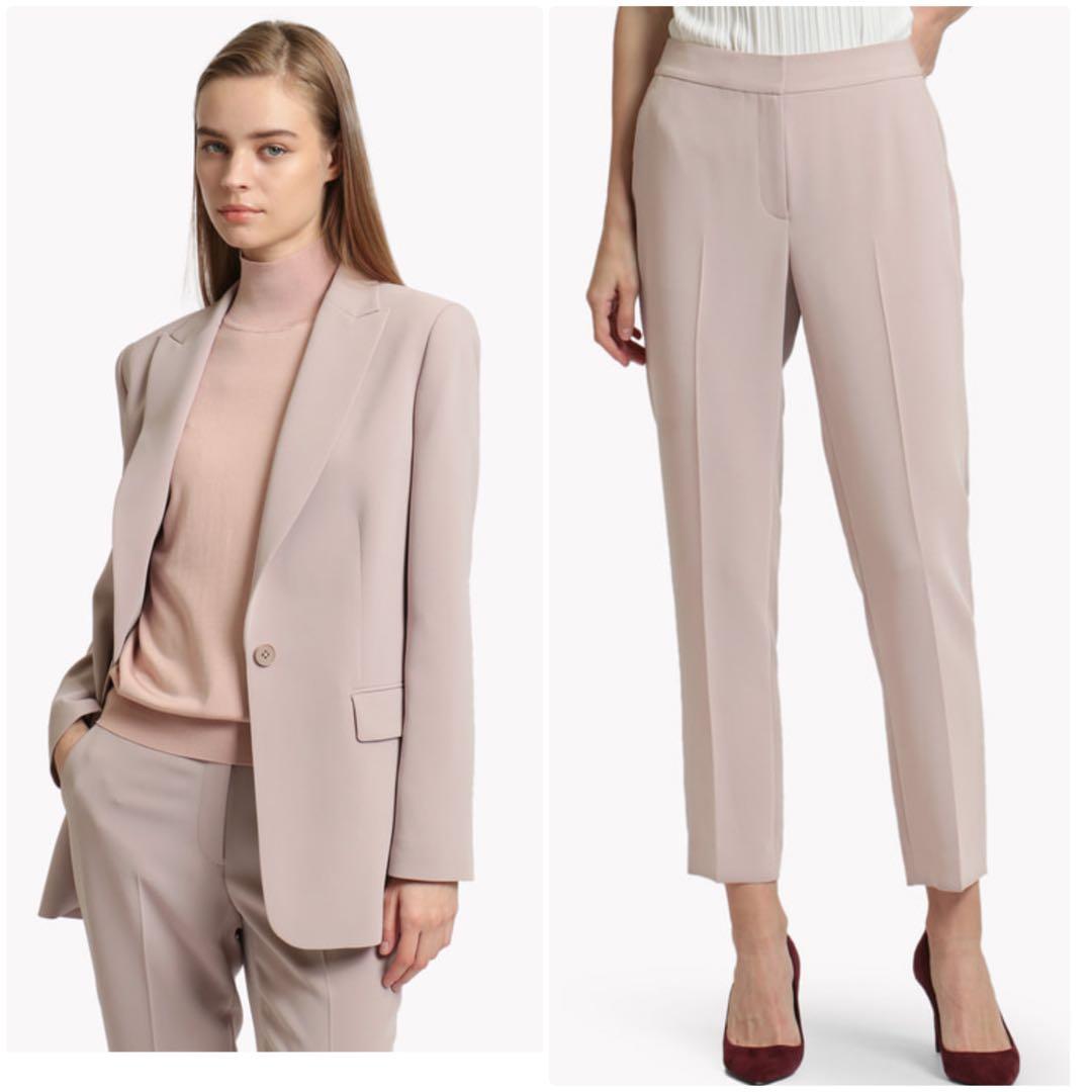 theory luxe Row Crepe パンツスーツ くすみピンク 36 - メルカリ