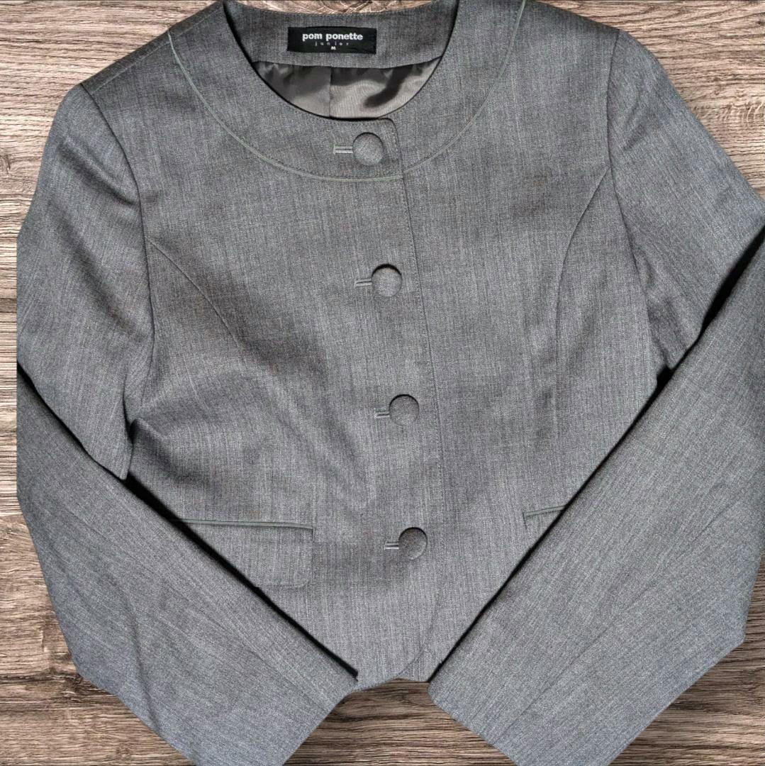ポンポネット 卒服 150 卒業式 中学受験 ジャケット スカート Mセット