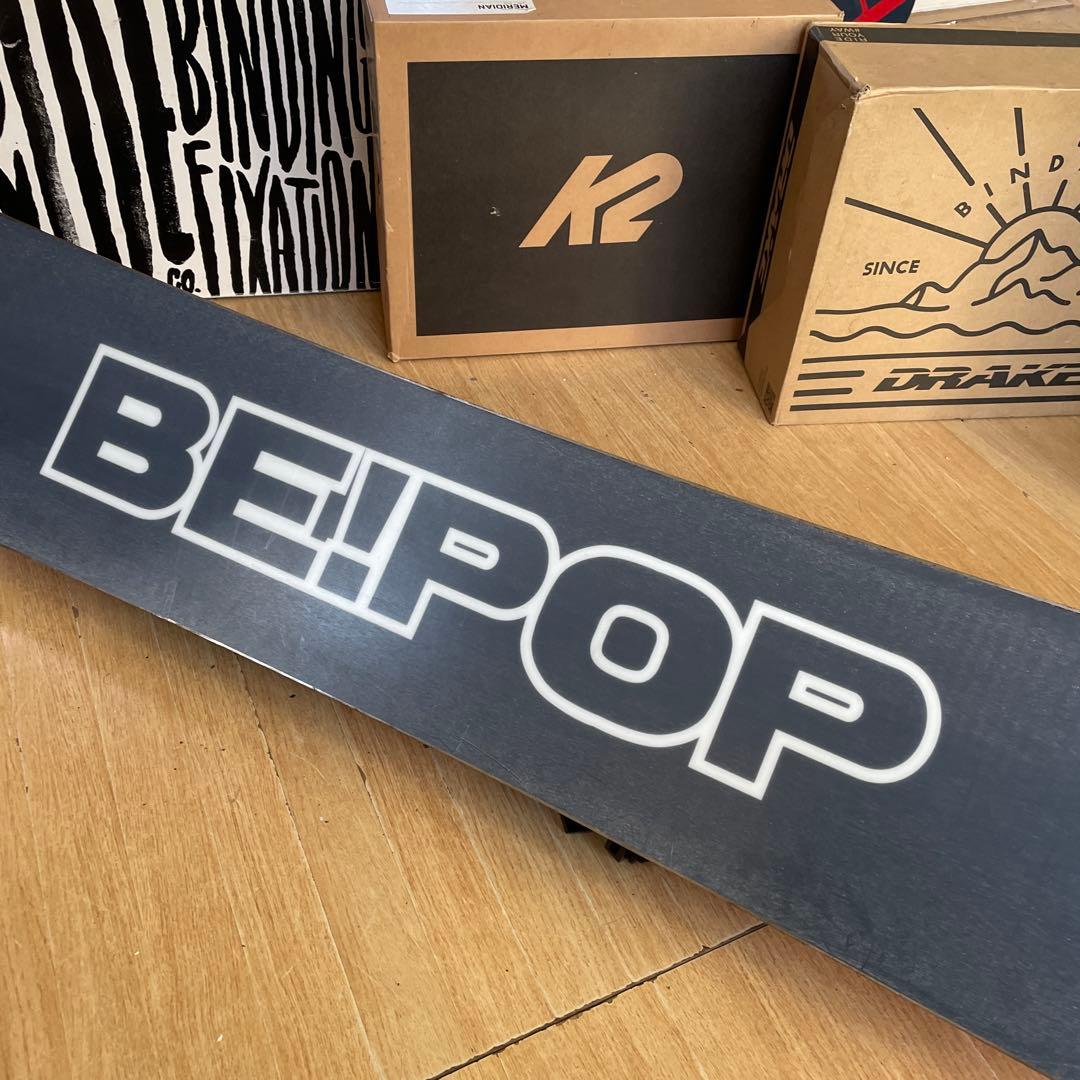 BEPOP×ZUMAキッズスノーボードセット 未使用バイン付3点セット 128㎝